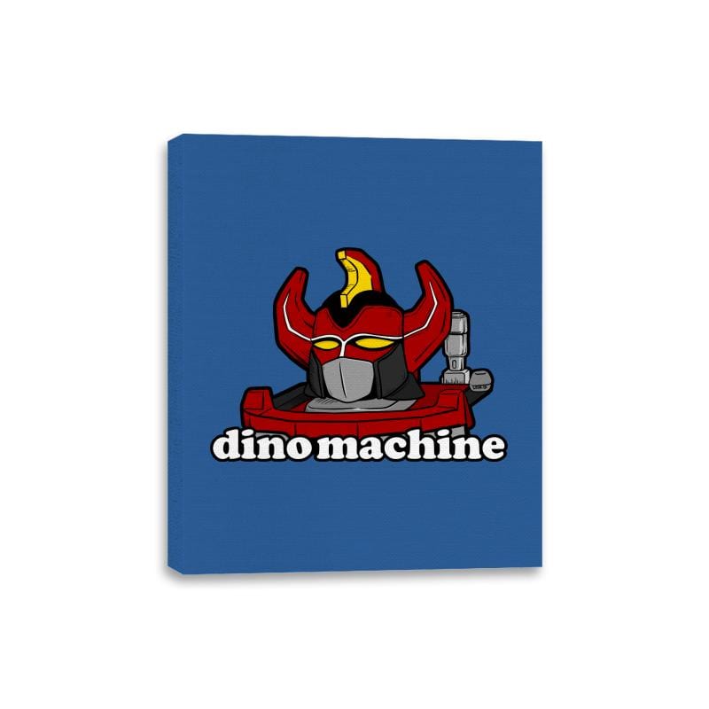 Dino Machine - Canvas Wraps Canvas Wraps RIPT Apparel 8x10 / Royal