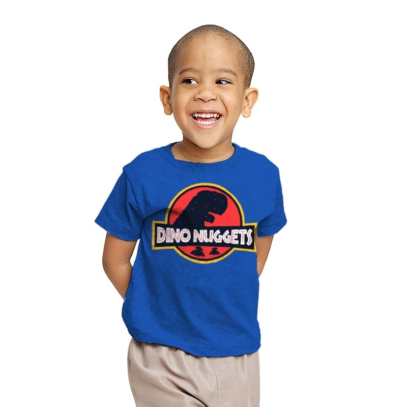 Dino Nuggets - Youth T-Shirts RIPT Apparel X-small / Royal