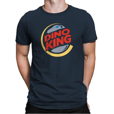 DinoKing Exclusive - Shirtformers - Mens Premium T-Shirts RIPT Apparel Small / Indigo