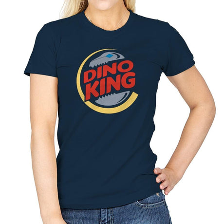 DinoKing Exclusive - Shirtformers - Womens T-Shirts RIPT Apparel Small / Navy