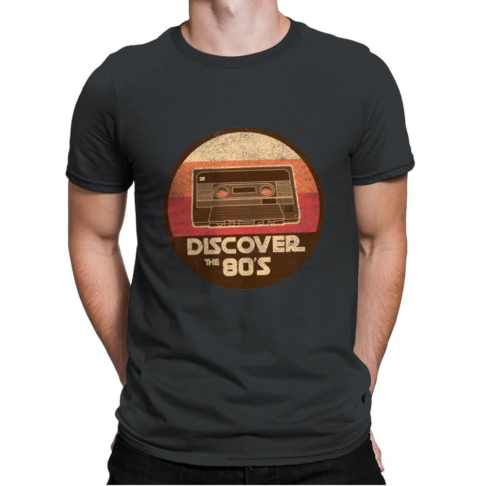 Discover the 80's - Mens Premium T-Shirts RIPT Apparel Small / Heavy Metal