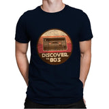 Discover the 80's - Mens Premium T-Shirts RIPT Apparel Small / Midnight Navy