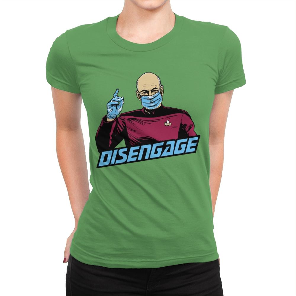 Disengage - Womens Premium T-Shirts RIPT Apparel Small / Kelly