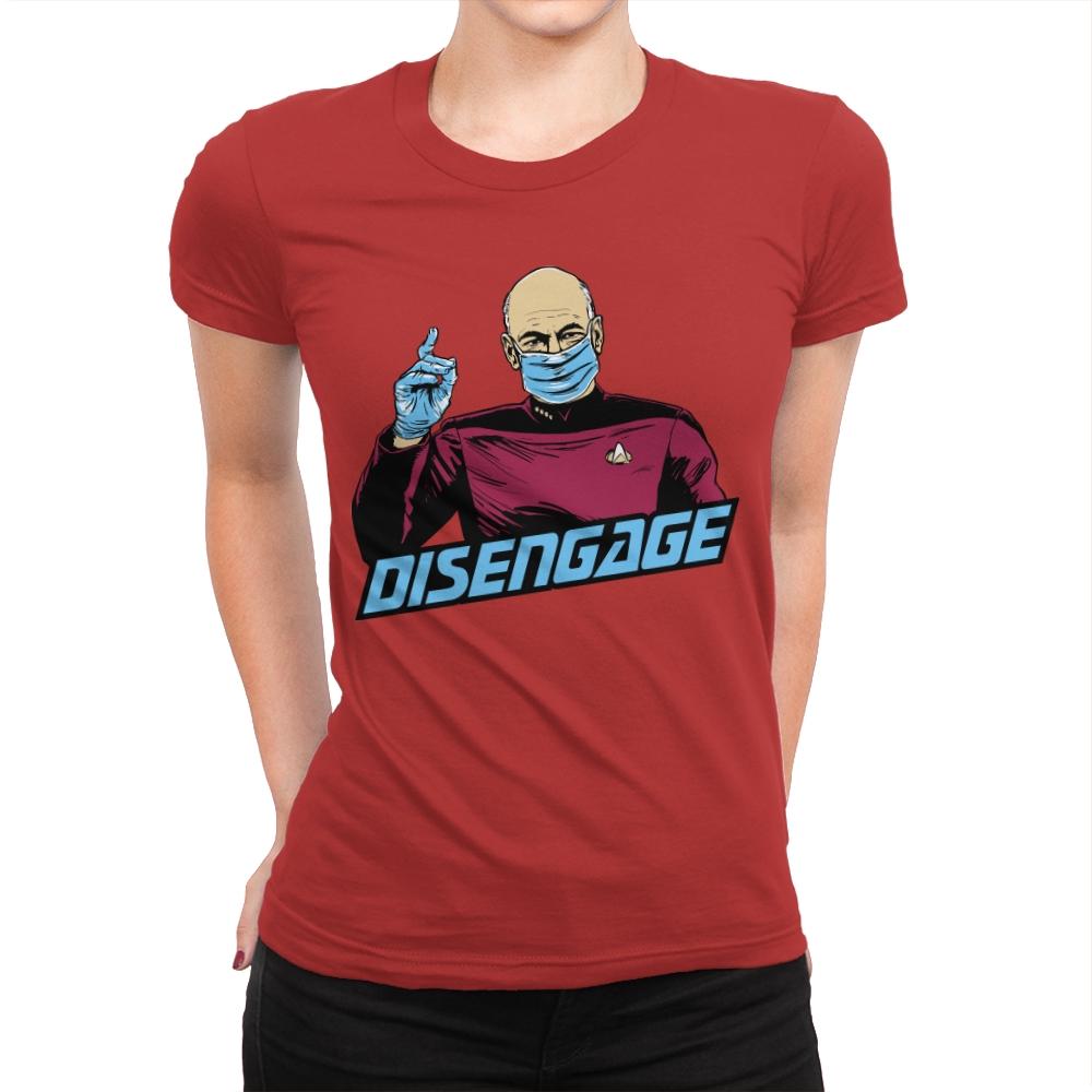 Disengage - Womens Premium T-Shirts RIPT Apparel Small / Red