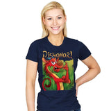 Dishonor! - Womens T-Shirts RIPT Apparel Small / Navy