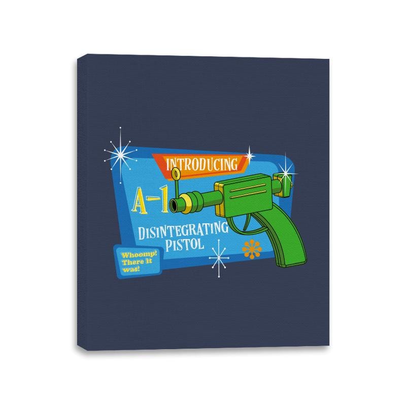 Disintegrating Pistol - Canvas Wraps Canvas Wraps RIPT Apparel 11x14 / Navy