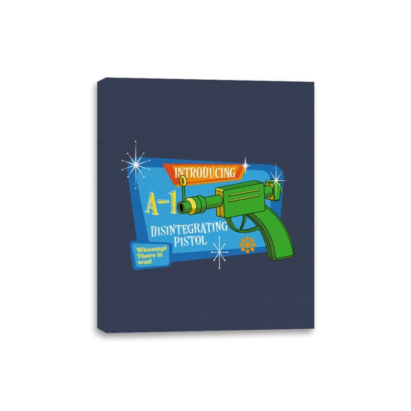 Disintegrating Pistol - Canvas Wraps Canvas Wraps RIPT Apparel 8x10 / Navy