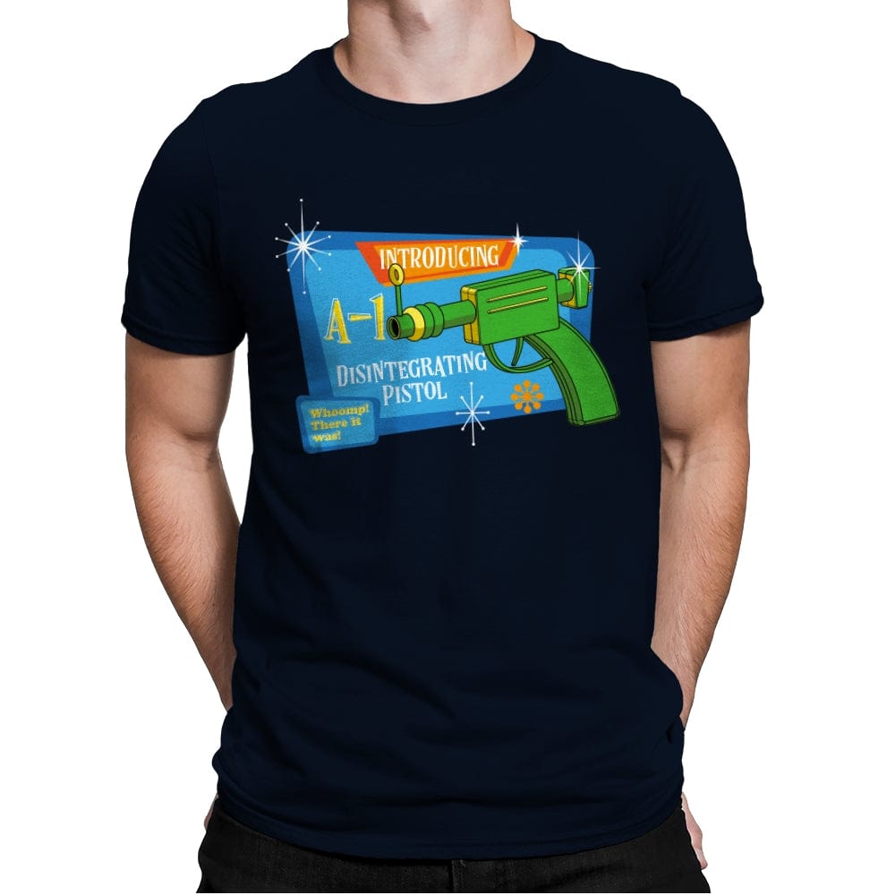 Disintegrating Pistol - Mens Premium T-Shirts RIPT Apparel Small / Midnight Navy