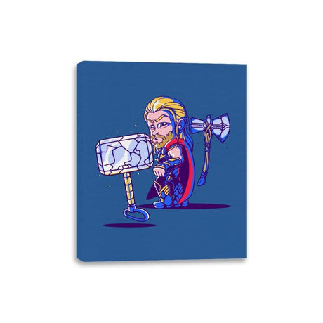 Distracted God - Canvas Wraps Canvas Wraps RIPT Apparel 8x10 / Royal