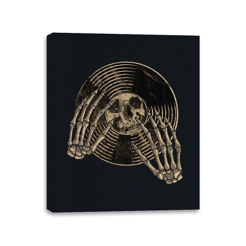 Dj Death - Canvas Wraps Canvas Wraps RIPT Apparel 11x14 / Black