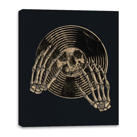 Dj Death - Canvas Wraps Canvas Wraps RIPT Apparel 16x20 / Black