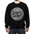 DnD Addict Mosaic - Crew Neck Sweatshirt Crew Neck Sweatshirt RIPT Apparel Small / Black