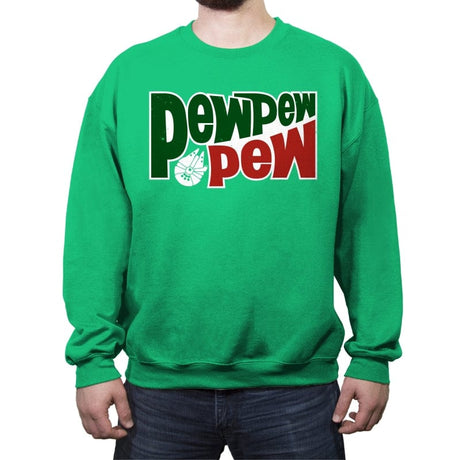 Do the Pew - Crew Neck Sweatshirt Crew Neck Sweatshirt RIPT Apparel Small / Irish Green