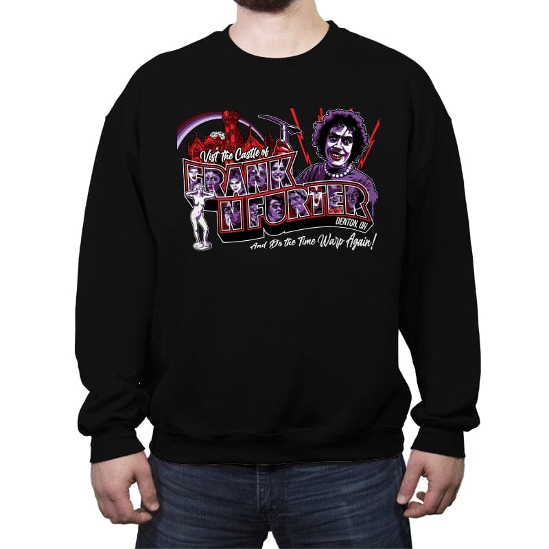 Do the time warp again! - Crew Neck Sweatshirt Crew Neck Sweatshirt RIPT Apparel Small / Black