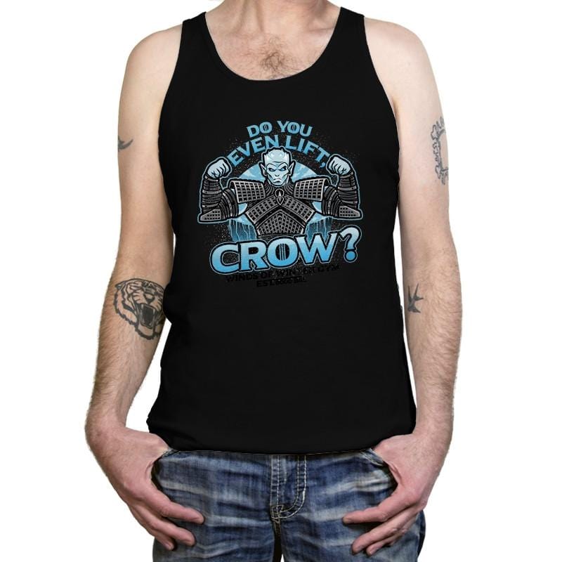 Do You Even Lift, Crow? Exclusive - Tanktop Tanktop RIPT Apparel X-Small / Black