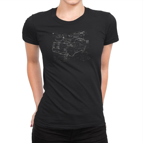 Doc’s Notes - Womens Premium T-Shirts RIPT Apparel Small / Black