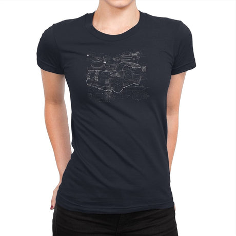 Doc’s Notes - Womens Premium T-Shirts RIPT Apparel Small / Midnight Navy