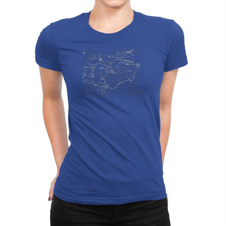 Doc’s Notes - Womens Premium T-Shirts RIPT Apparel Small / Royal