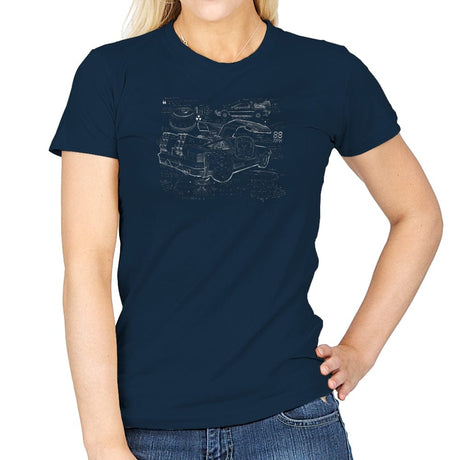 Doc’s Notes - Womens T-Shirts RIPT Apparel Small / Navy