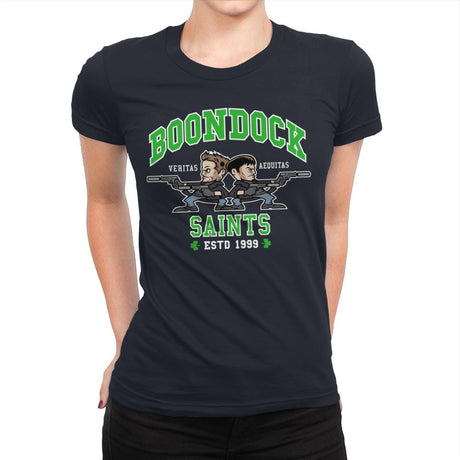 Docking Saints - Womens Premium T-Shirts RIPT Apparel Small / Midnight Navy