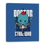 Doctor Cthul-Who - Canvas Wraps Canvas Wraps RIPT Apparel 16x20 / Royal