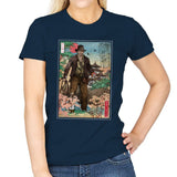 Doctor Jones in Japan - Womens T-Shirts RIPT Apparel Small / Navy