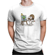 Dog Ross - Mens Premium T-Shirts RIPT Apparel Small / White