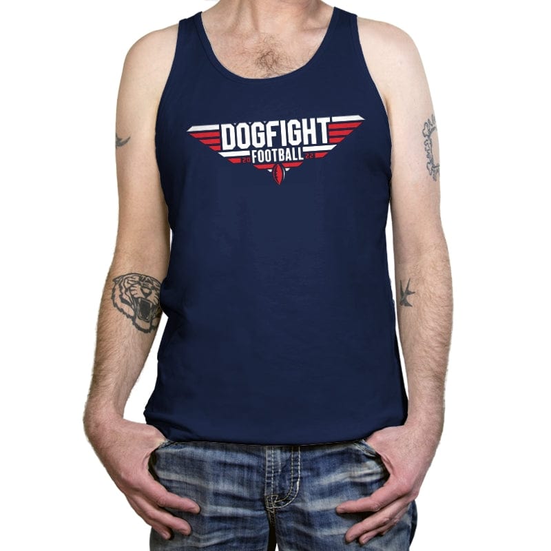 Dogfight Football - Tanktop Tanktop RIPT Apparel X-Small / Navy