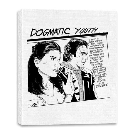 Dogmatic Youth - Canvas Wraps Canvas Wraps RIPT Apparel 16x20 / White