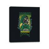 Dogtor Doom - Canvas Wraps Canvas Wraps RIPT Apparel 11x14 / Black