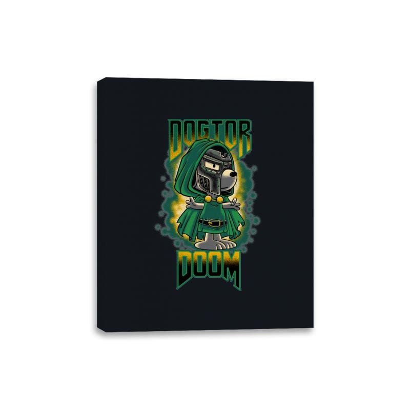 Dogtor Doom - Canvas Wraps Canvas Wraps RIPT Apparel 8x10 / Black