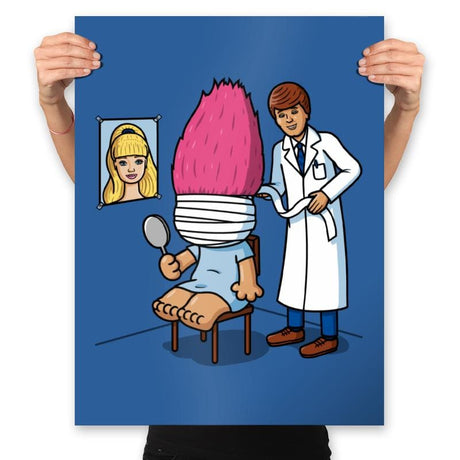 Doll Surgery! - Prints Posters RIPT Apparel 18x24 / Royal