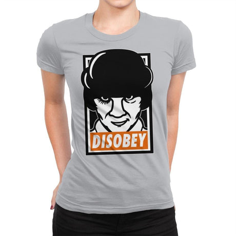 Don't Disobey The Droogs - Raffitees - Womens Premium T-Shirts RIPT Apparel Small / Silver