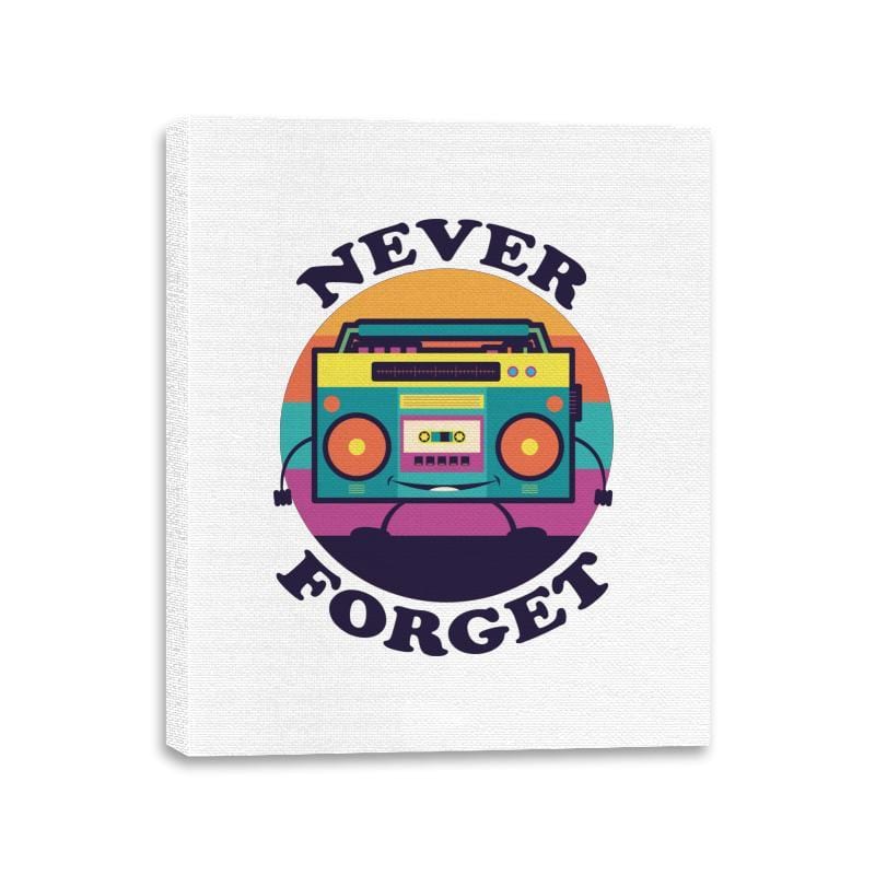 Don't Forget Me - Canvas Wraps Canvas Wraps RIPT Apparel 11x14 / White