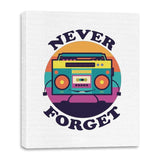 Don't Forget Me - Canvas Wraps Canvas Wraps RIPT Apparel 16x20 / White