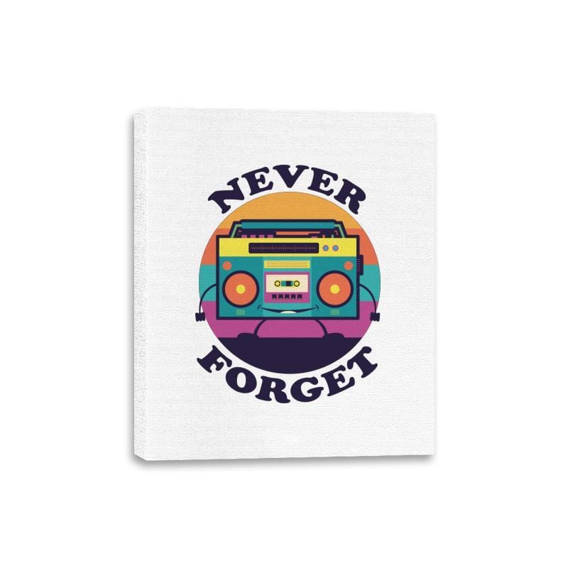 Don't Forget Me - Canvas Wraps Canvas Wraps RIPT Apparel 8x10 / White