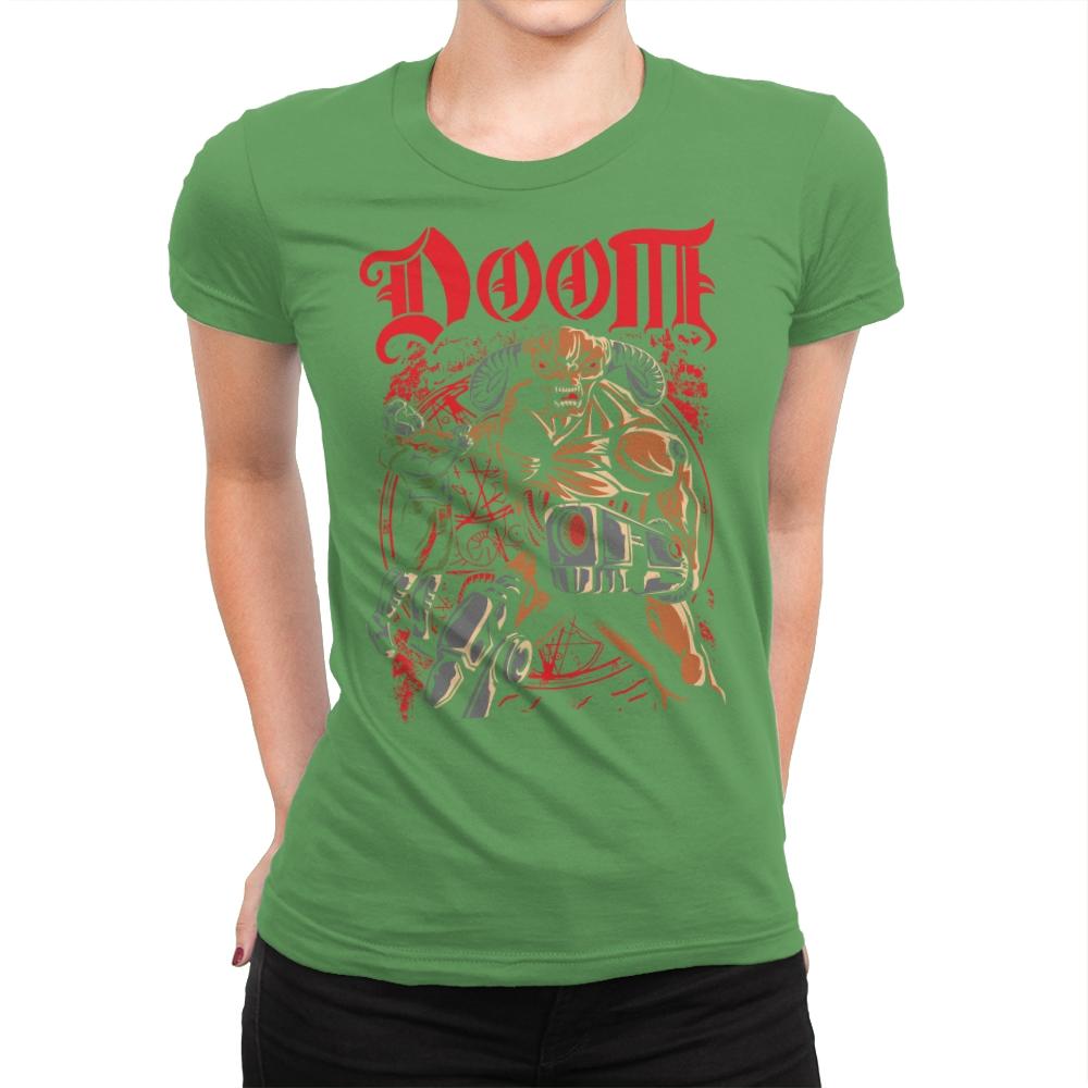 Don't Talk to Demons - Womens Premium T-Shirts RIPT Apparel Small / Kelly Green