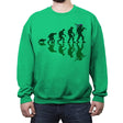 Donatello Evolution - Crew Neck Sweatshirt Crew Neck Sweatshirt RIPT Apparel Small / Irish Green