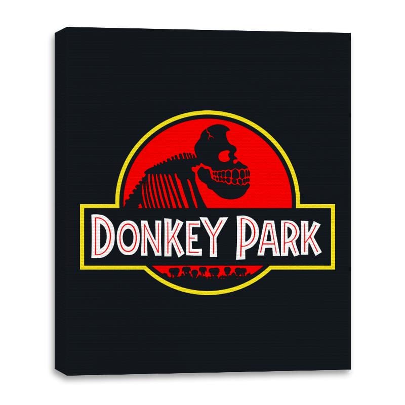 Donkey Park - Canvas Wraps Canvas Wraps RIPT Apparel 8x10 / Black