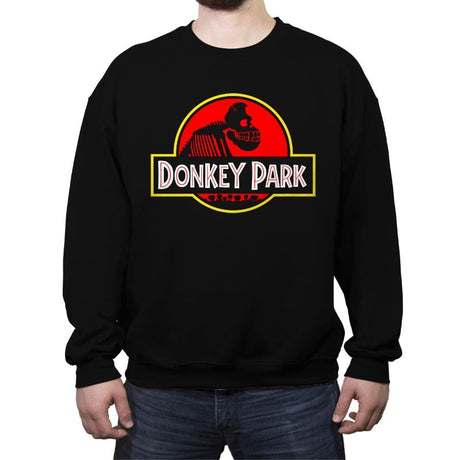 Donkey Park - Crew Neck Sweatshirt Crew Neck Sweatshirt RIPT Apparel Small / Black