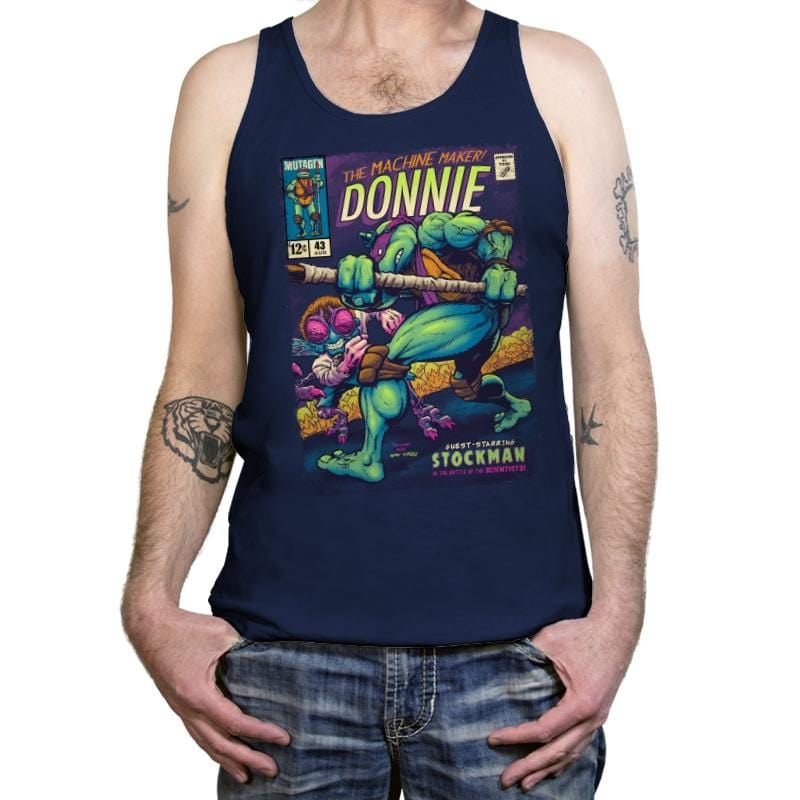 Donnie's Comics - Tanktop Tanktop RIPT Apparel X-Small / Navy