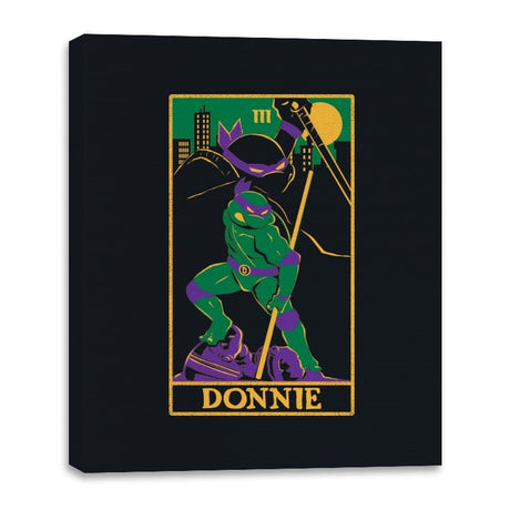 Donnie Tarot Card - Canvas Wraps Canvas Wraps RIPT Apparel 16x20 / Black