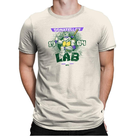 Donny's Lab Exclusive - Mens Premium T-Shirts RIPT Apparel Small / Natural