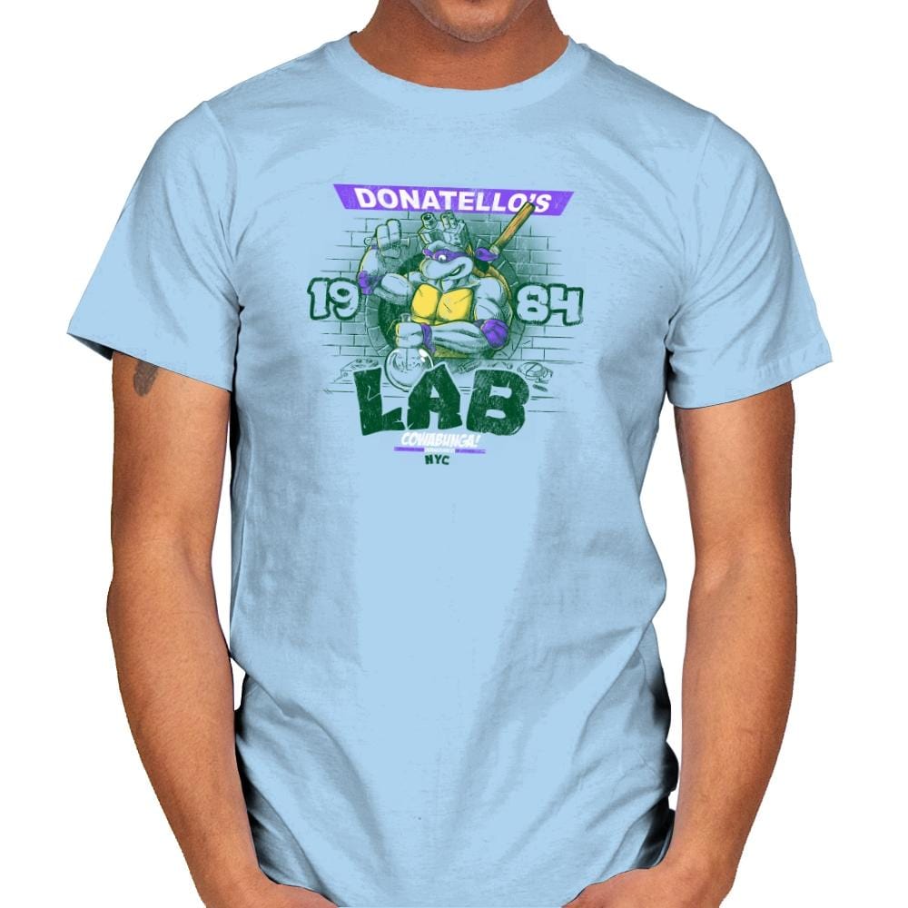 Donny's Lab Exclusive - Mens T-Shirts RIPT Apparel Small / Light Blue