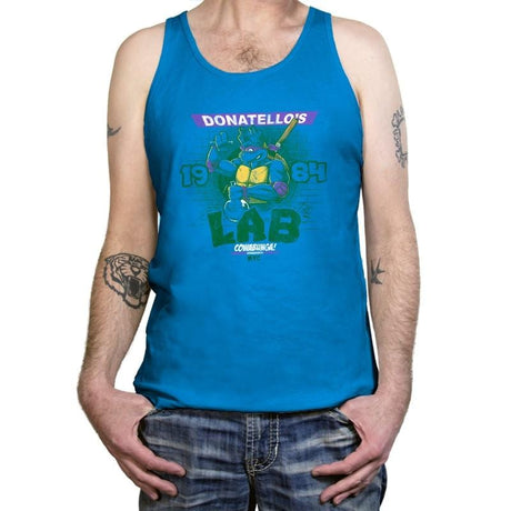 Donny's Lab Exclusive - Tanktop Tanktop RIPT Apparel X-Small / Neon Blue