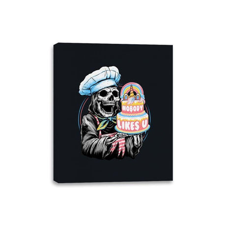 Doom Cake - Canvas Wraps Canvas Wraps RIPT Apparel 8x10 / Black