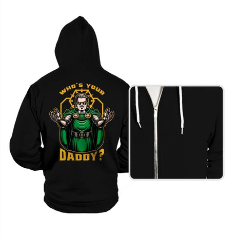 Doom Daddy Comic Villain - Hoodies Hoodies RIPT Apparel Small / Black