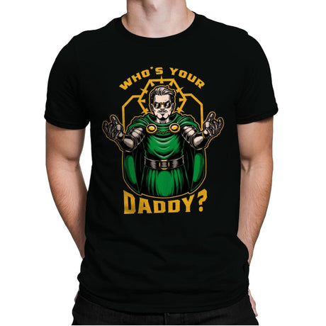 Doom Daddy Comic Villain - Mens Premium T-Shirts RIPT Apparel Small / Black