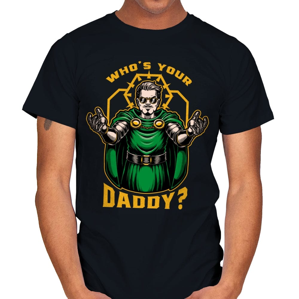 Doom Daddy Comic Villain - Mens T-Shirts RIPT Apparel Small / Black