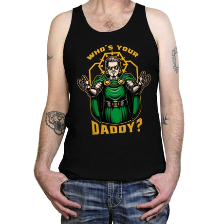 Doom Daddy Comic Villain - Tanktop Tanktop RIPT Apparel X-Small / Black